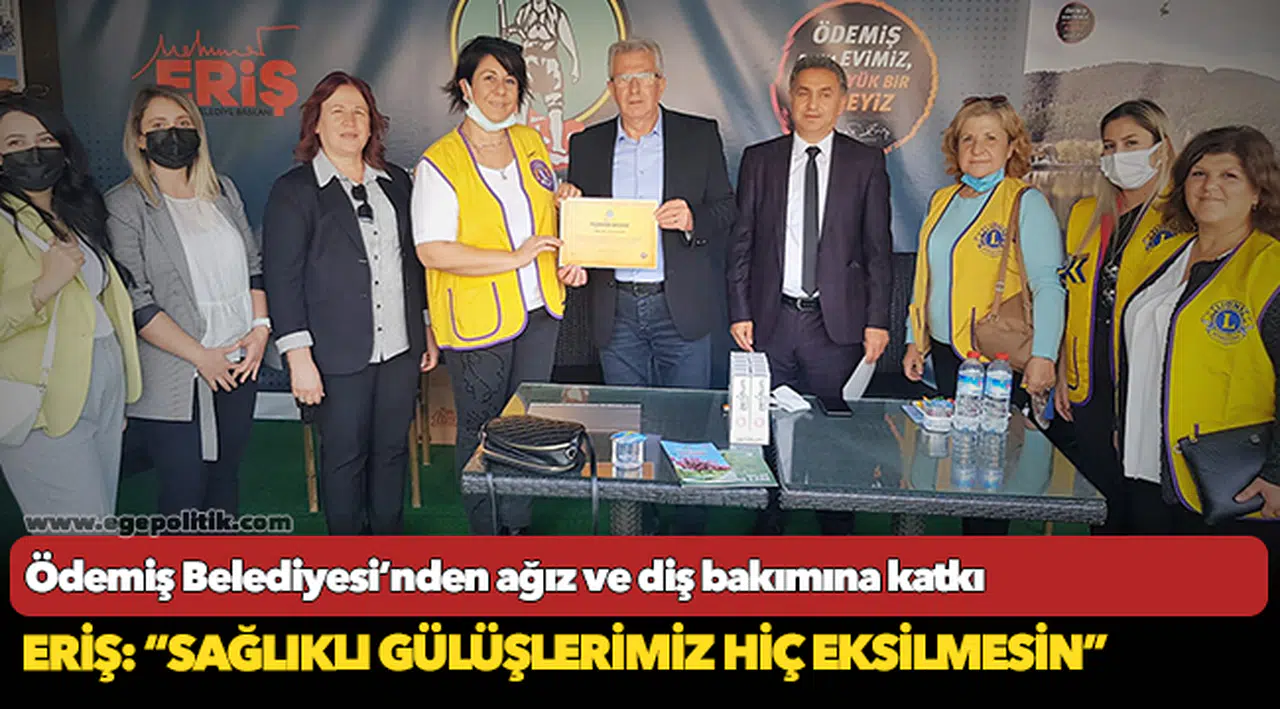 Ödemiş Belediyesi’nden ağız ve diş bakımına katkı