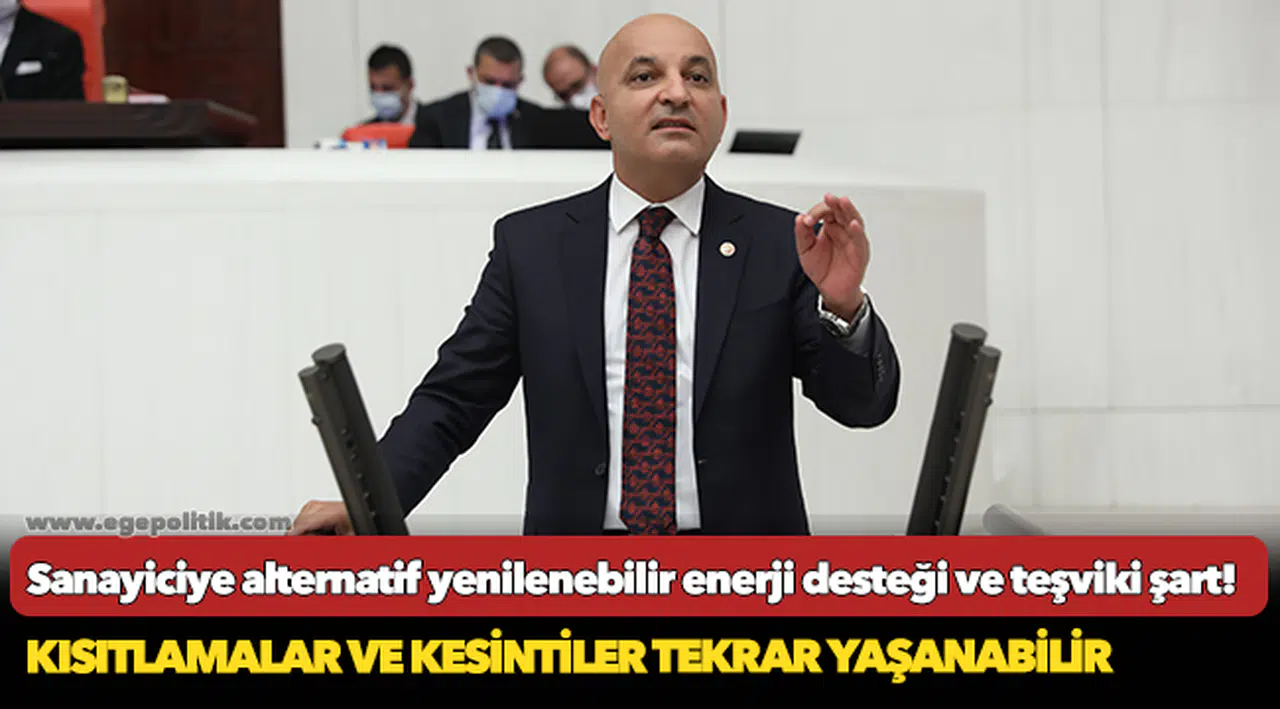 Sanayiciye alternatif yenilenebilir enerji desteği ve teşviki şart!