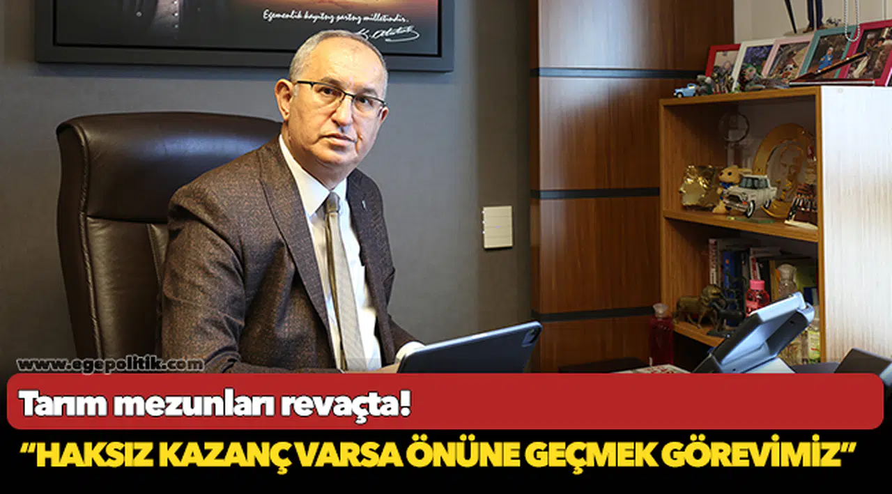 Tarım mezunları revaçta!
