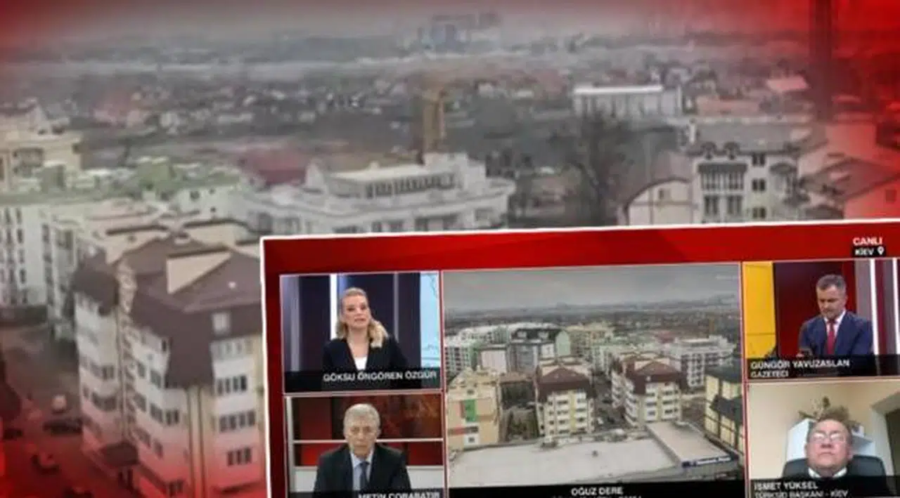 Ukrayna'nın Kiev kentine büyük bombardıman! Türk öğrenci: Yayını terk etmem gerekiyor