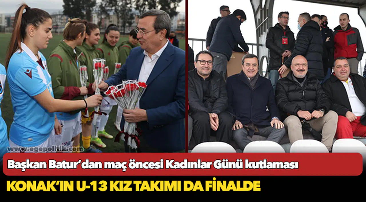 Başkan Batur’dan maç öncesi  Kadınlar Günü kutlaması