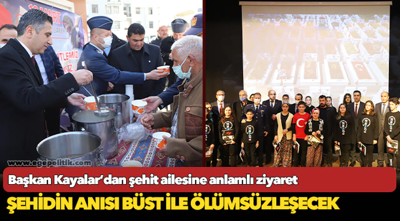 Başkan Kayalar’dan şehit ailesine anlamlı ziyaret