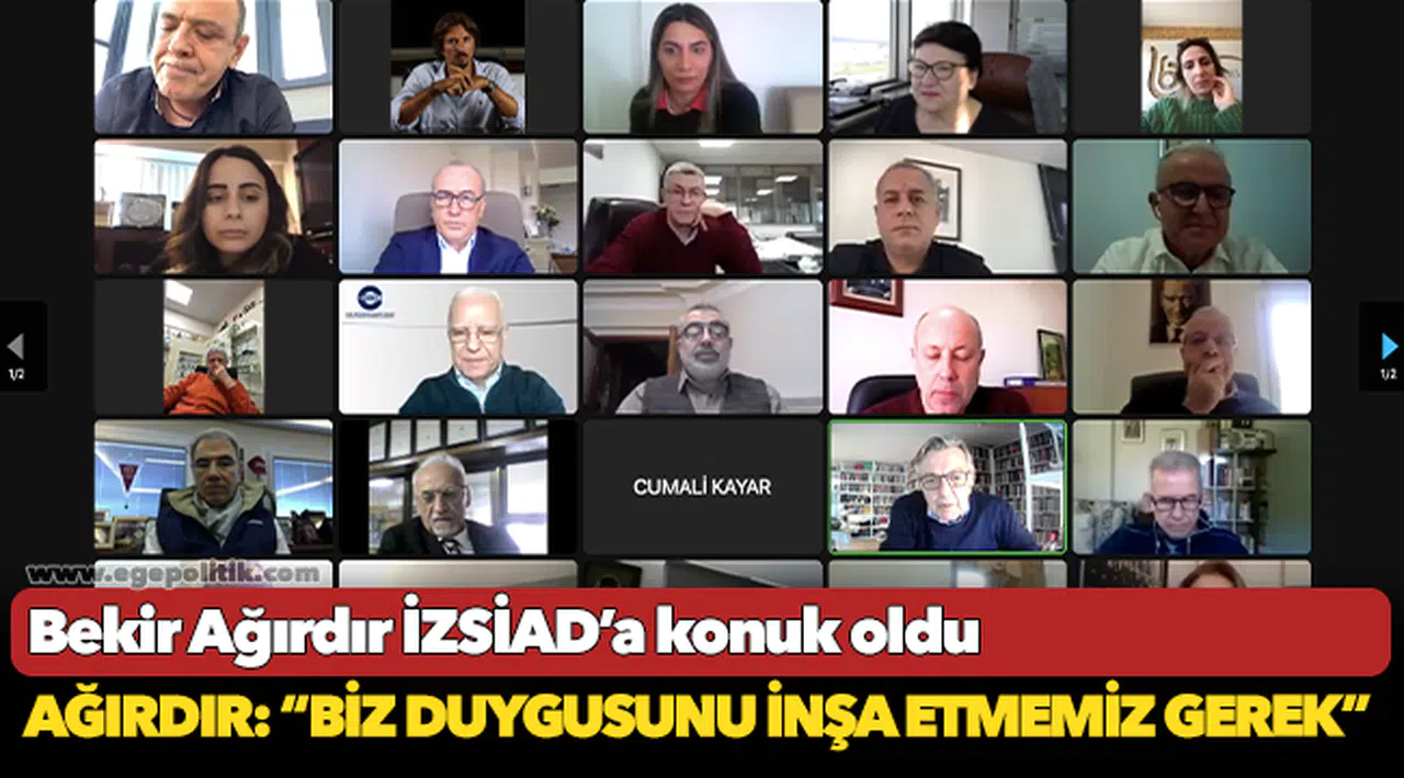 Bekir Ağırdır İZSİAD’a konuk oldu