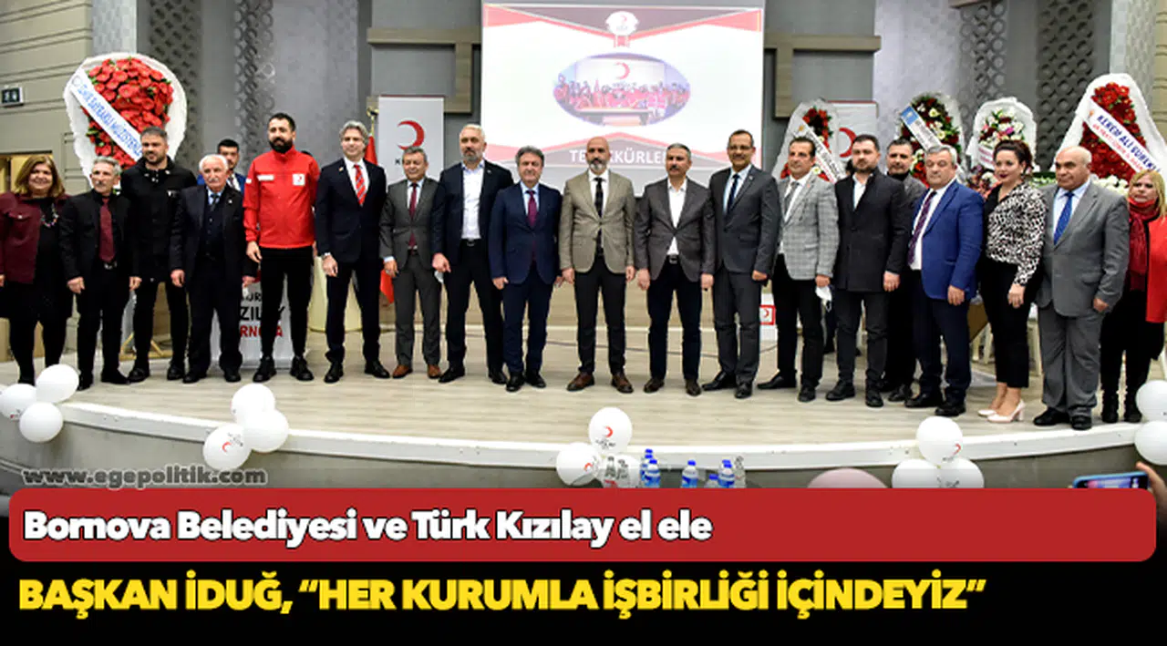 Bornova Belediyesi ve Türk Kızılay el ele