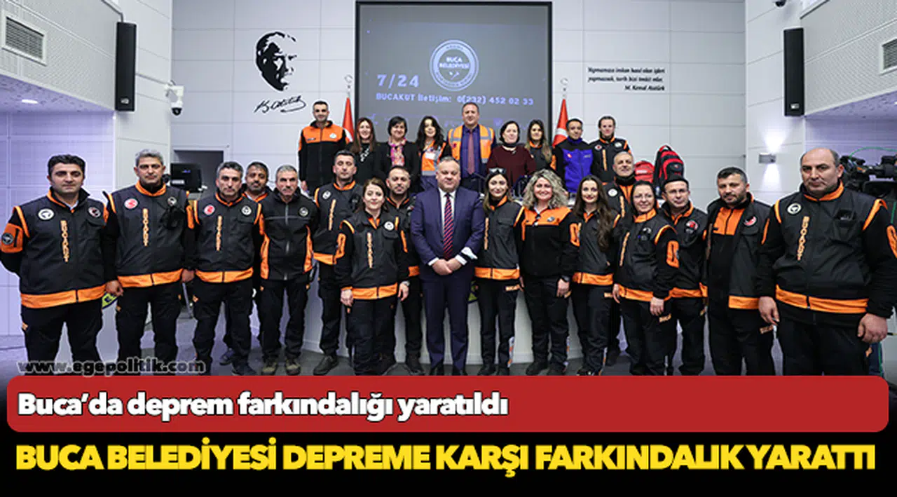 Buca Belediyesi depreme karşı farkındalık yarattı