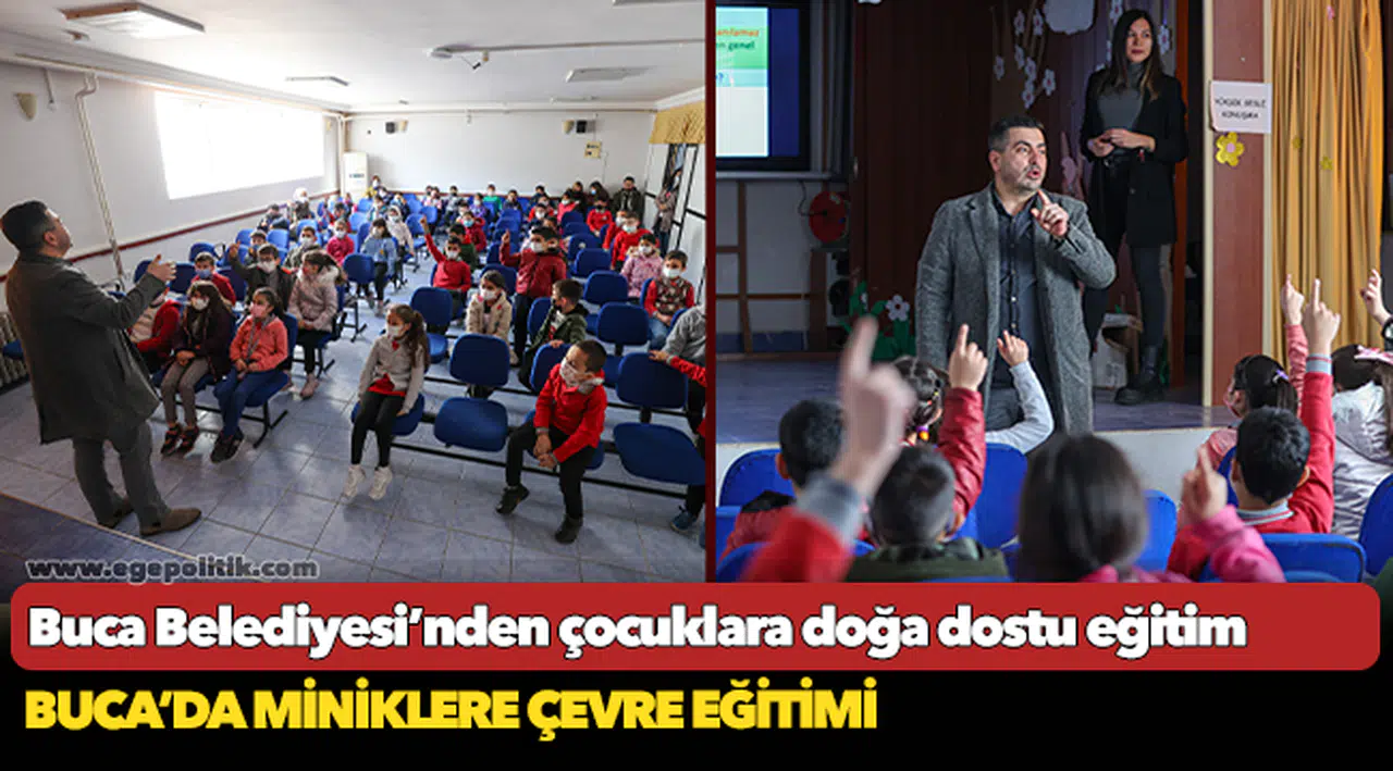 Buca Belediyesi’nden çocuklara doğa dostu eğitim