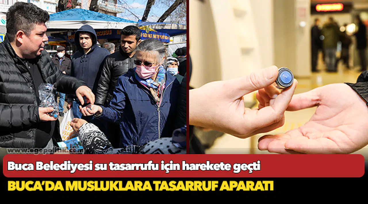 Buca Belediyesi su tasarrufu için harekete geçti