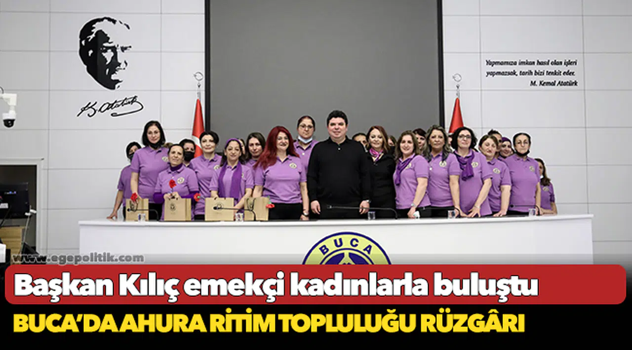 Buca’da Ahura Ritim Topluluğu rüzgârı