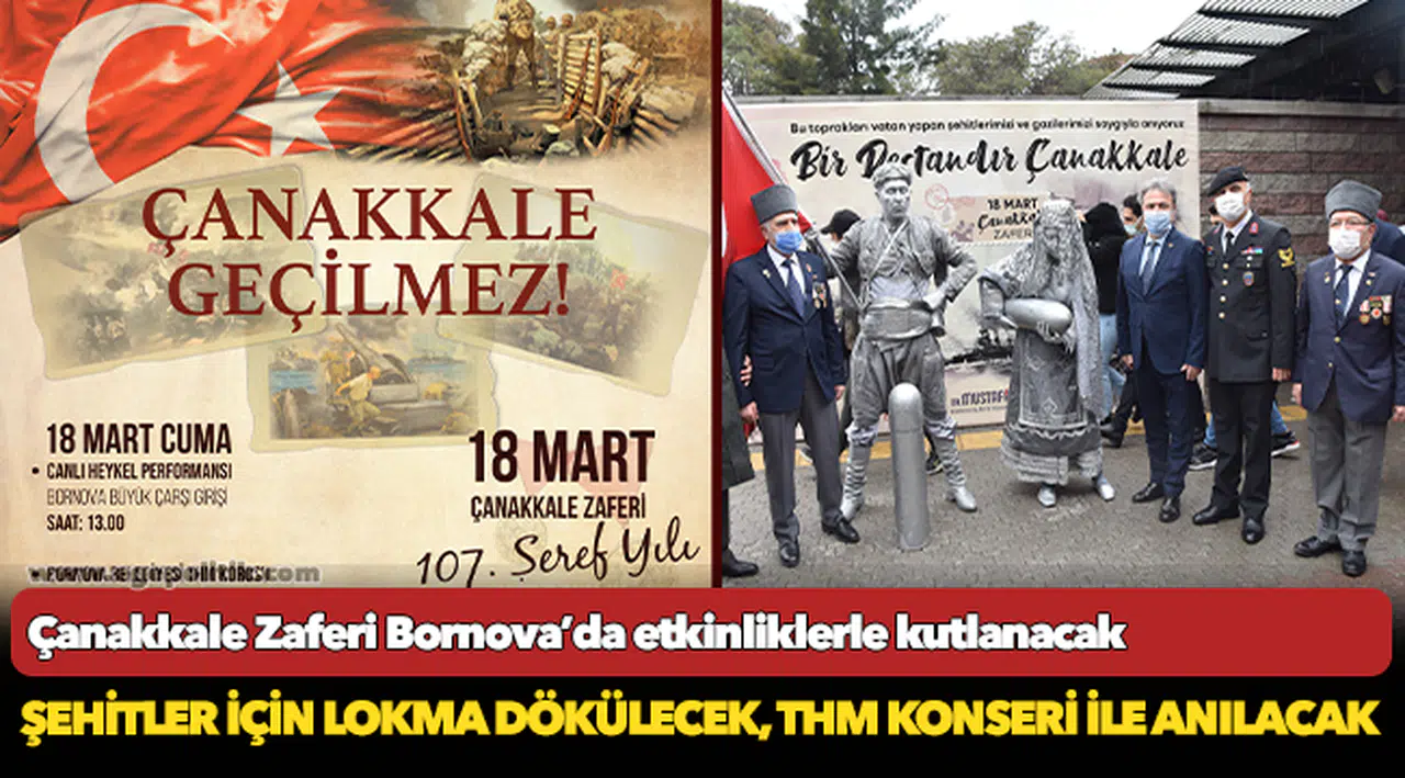 Çanakkale Zaferi Bornova’da etkinliklerle kutlanacak