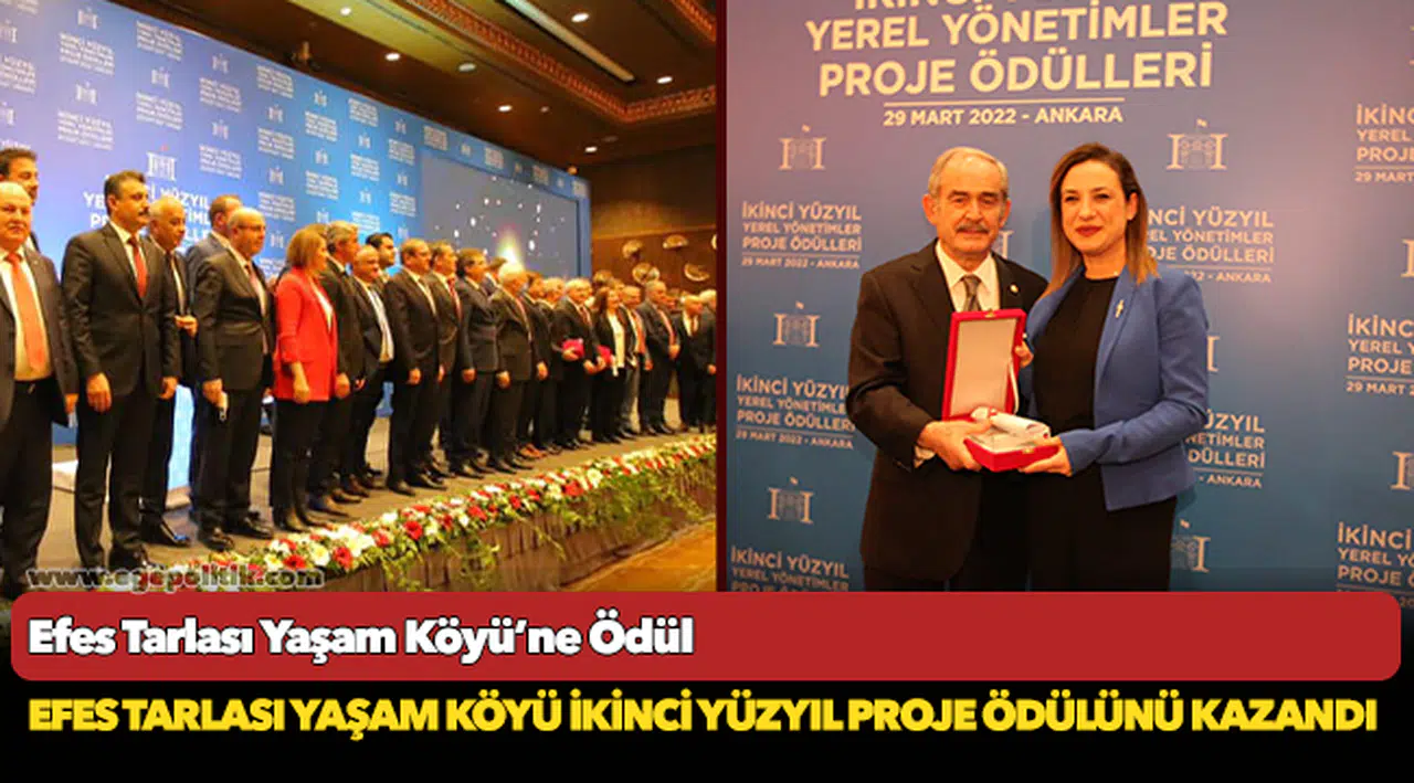Efes Tarlası Yaşam Köyü’ne Ödül