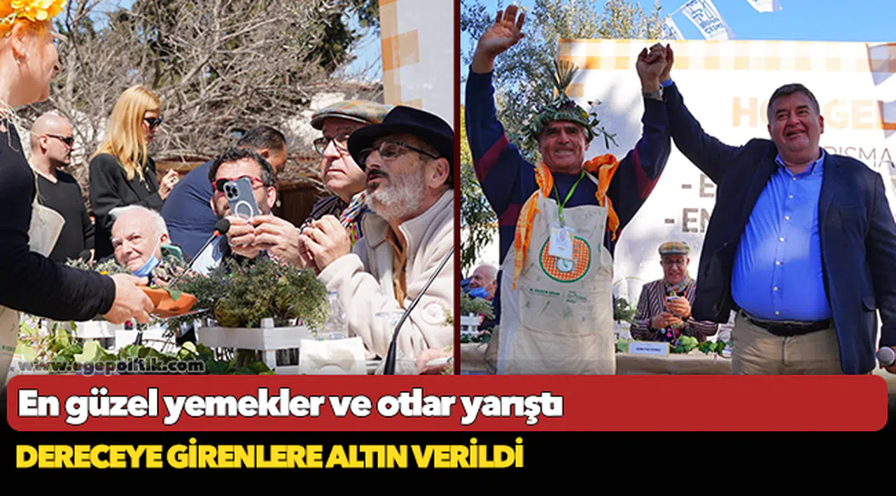 En güzel yemekler ve otlar yarıştı
