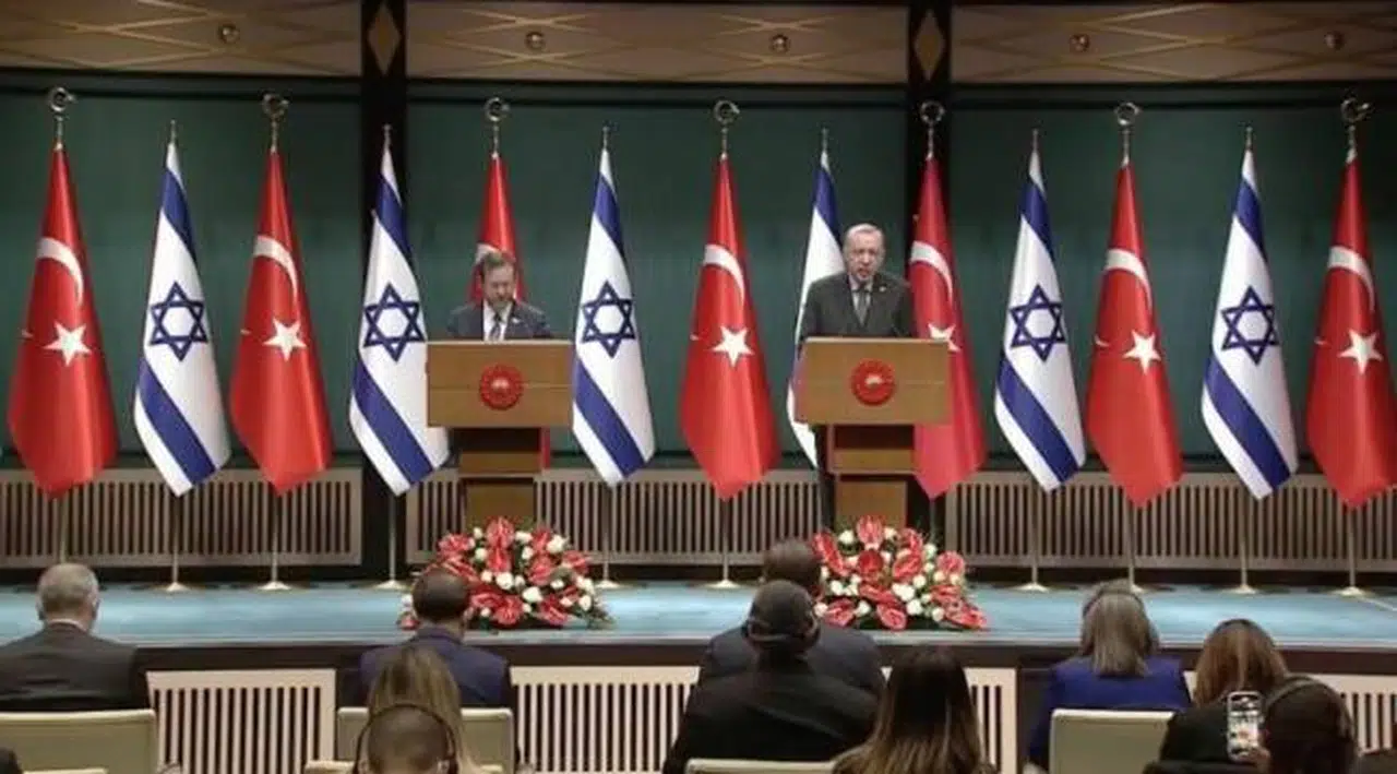 Erdoğan ile Herzog'dan ortak basın toplantısı: 'Müşterek hedefimiz...'