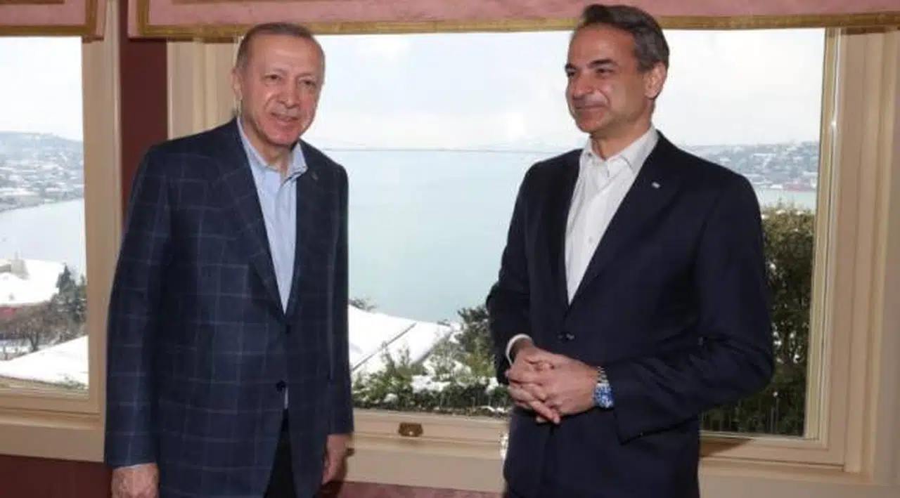 Erdoğan-Miçotakis görüşmesi sona erdi