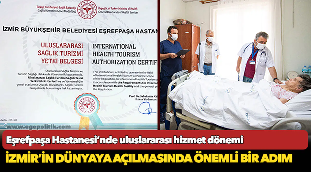 Eşrefpaşa Hastanesi’nde uluslararası hizmet dönemi