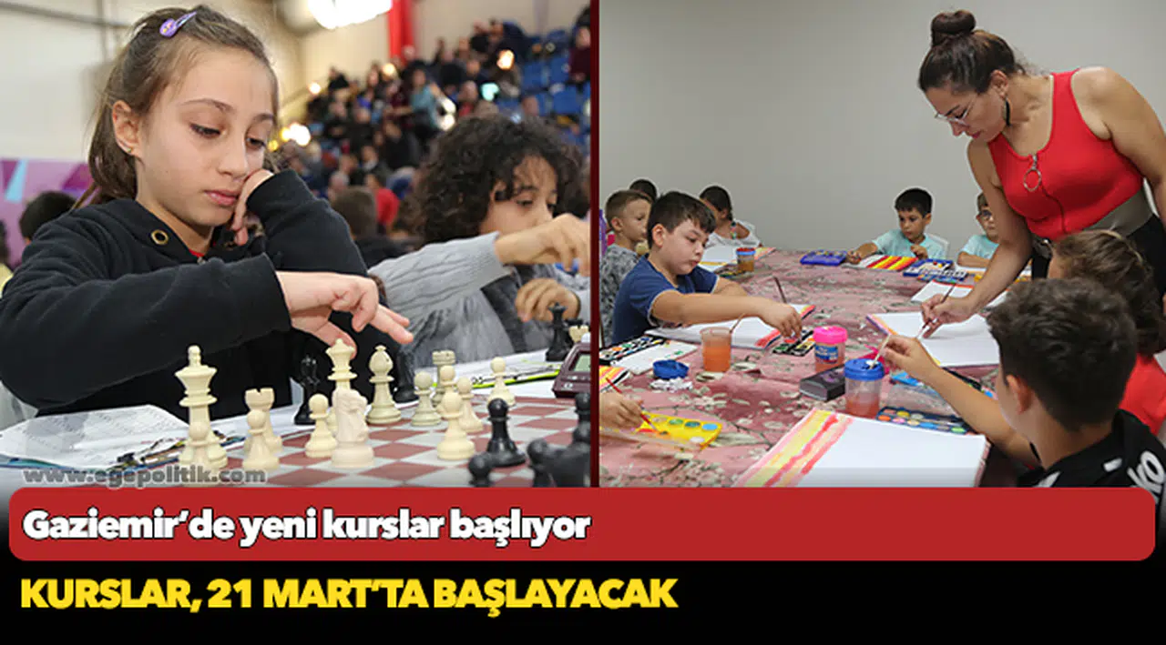 Gaziemir’de yeni kurslar başlıyor
