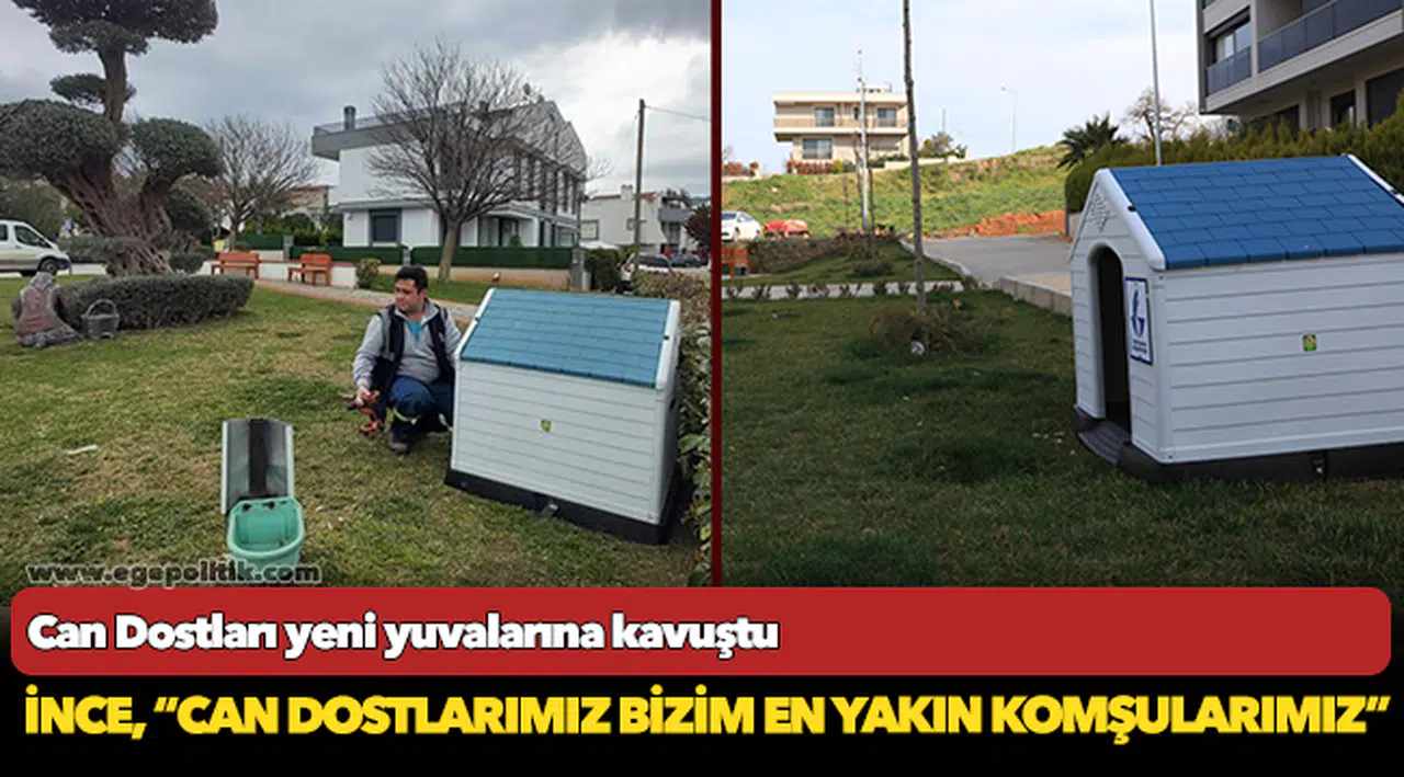 Güzelbahçe’den Can Dostlara Sıcak Yuva