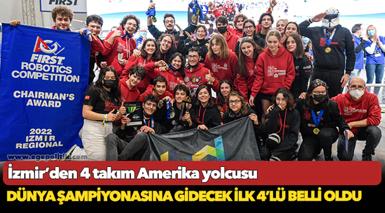 İzmir’den 4 takım Amerika yolcusu