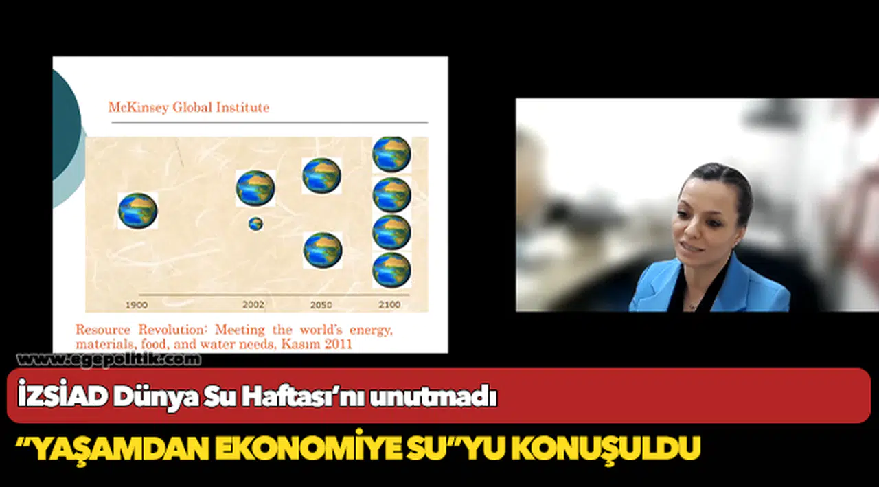İZSİAD Dünya Su Haftası’nı unutmadı