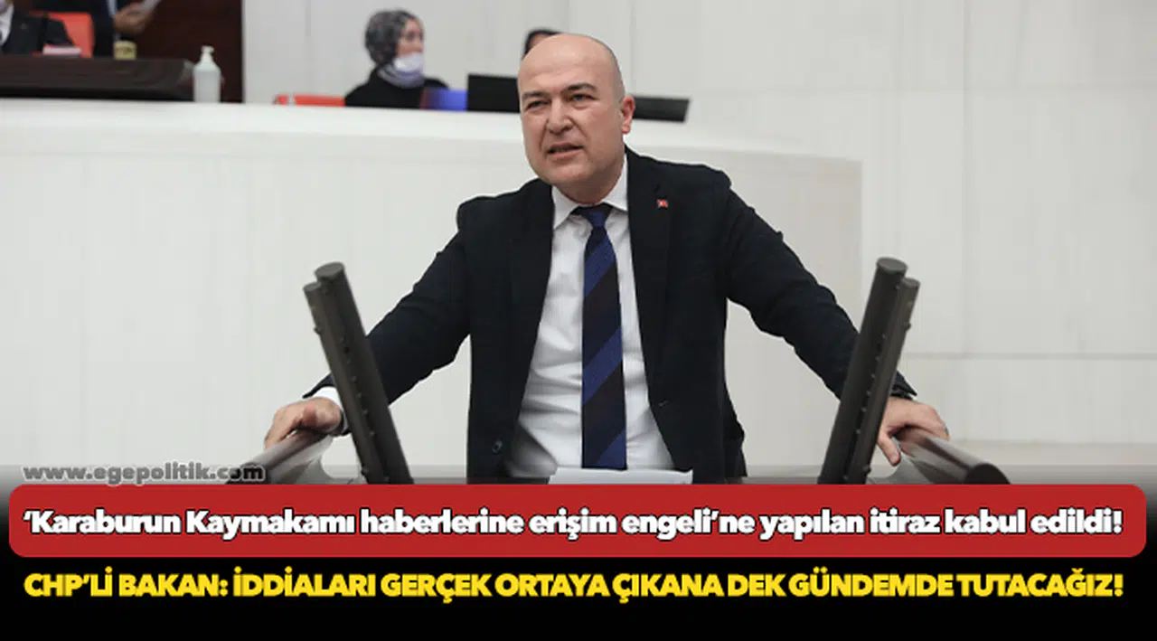 ‘Karaburun Kaymakamı haberlerine erişim engeli’ne yapılan itiraz kabul edildi!
