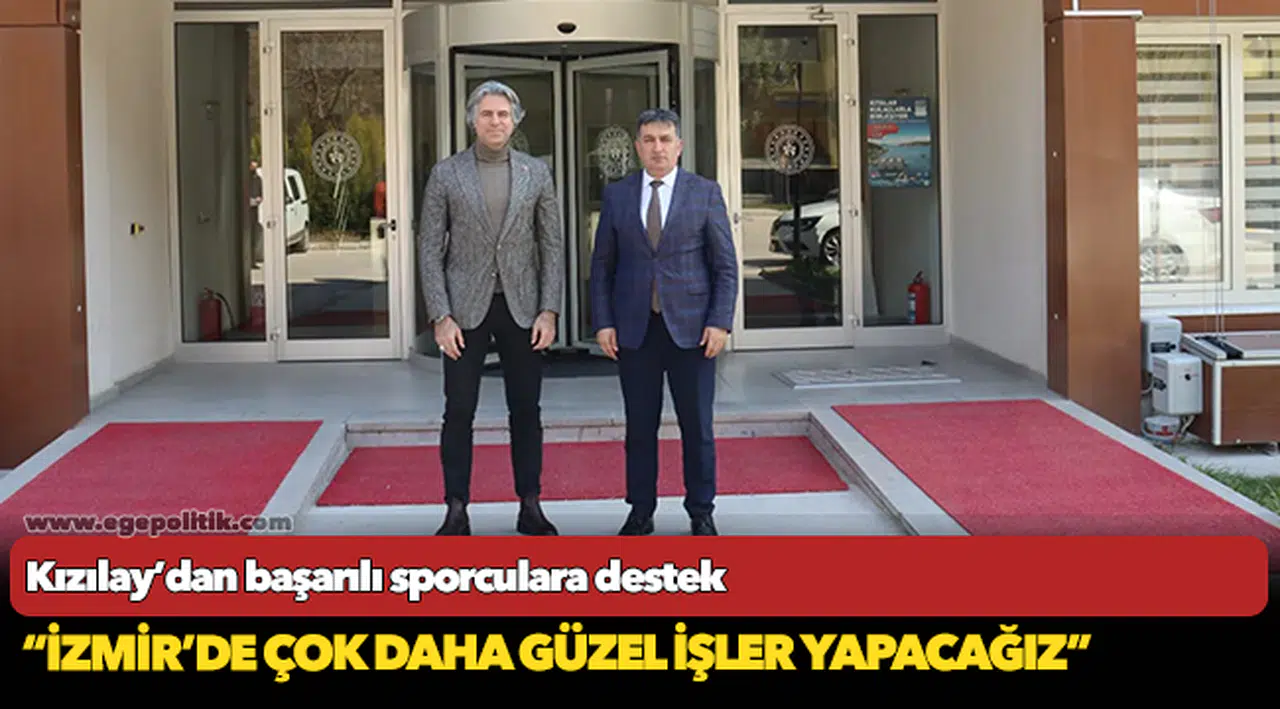 Kızılay’dan başarılı sporculara destek