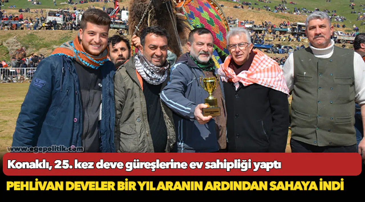 Konaklı, 25. kez deve güreşlerine ev sahipliği yaptı