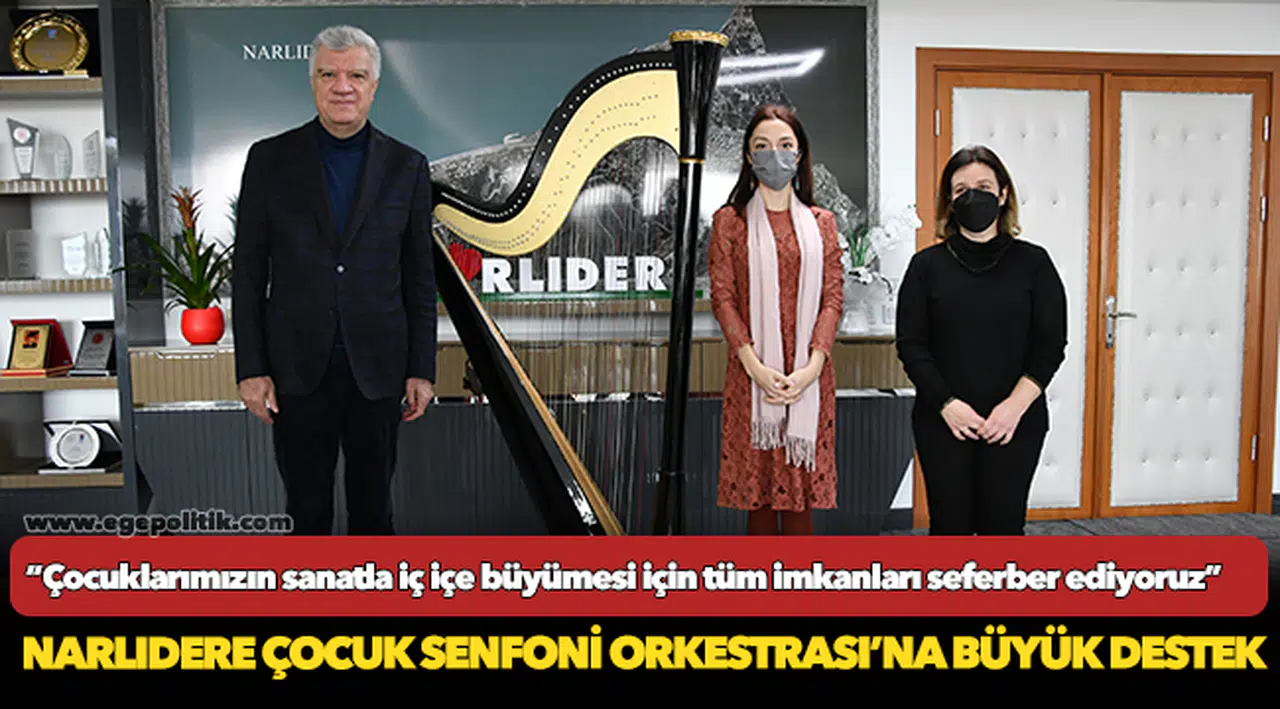 Narlıdere Çocuk Senfoni Orkestrası’na Büyük Destek