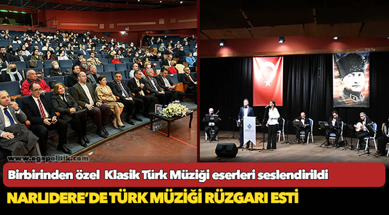 Narlıdere’de Türk Müziği Rüzgarı Esti