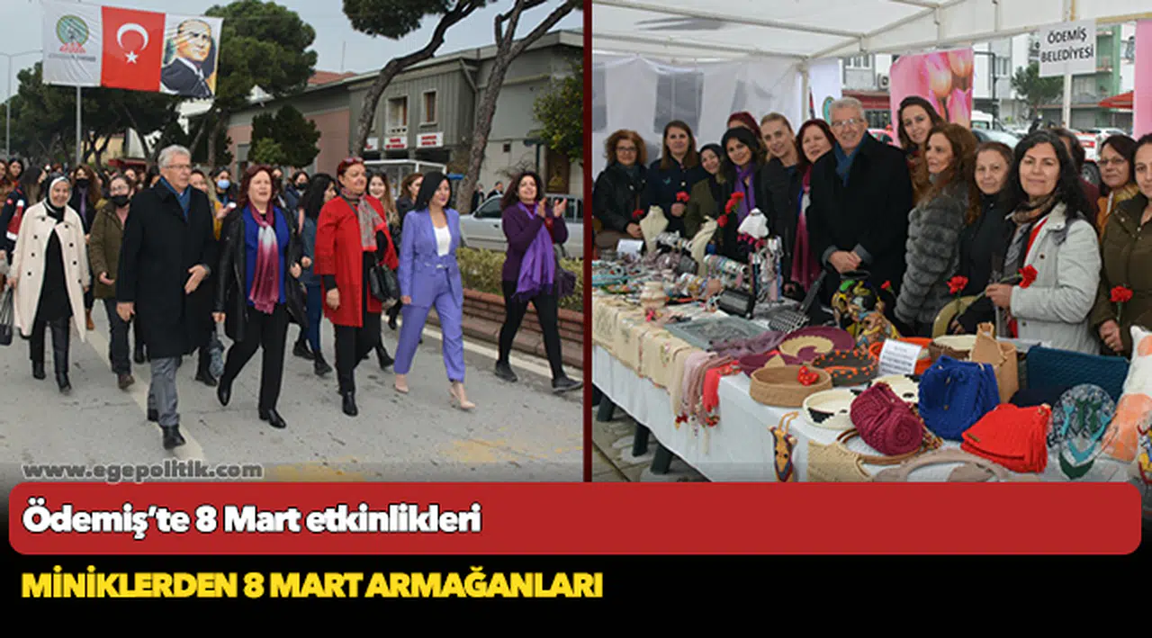 Ödemiş’te 8 Mart etkinlikleri