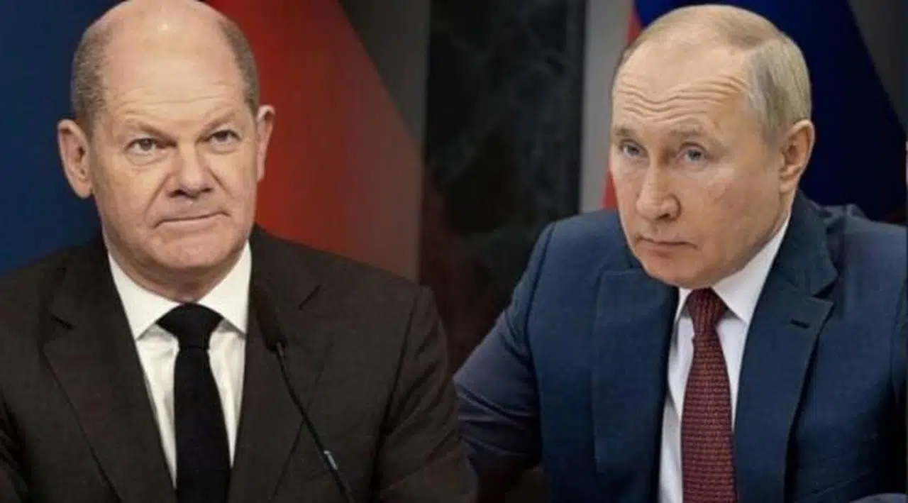 Putin, Almanya Başbakanı Scholz ile görüştü