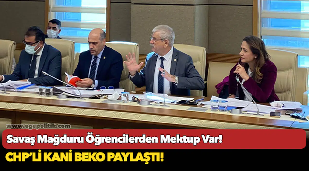 Savaş Mağduru Öğrencilerden Mektup Var!