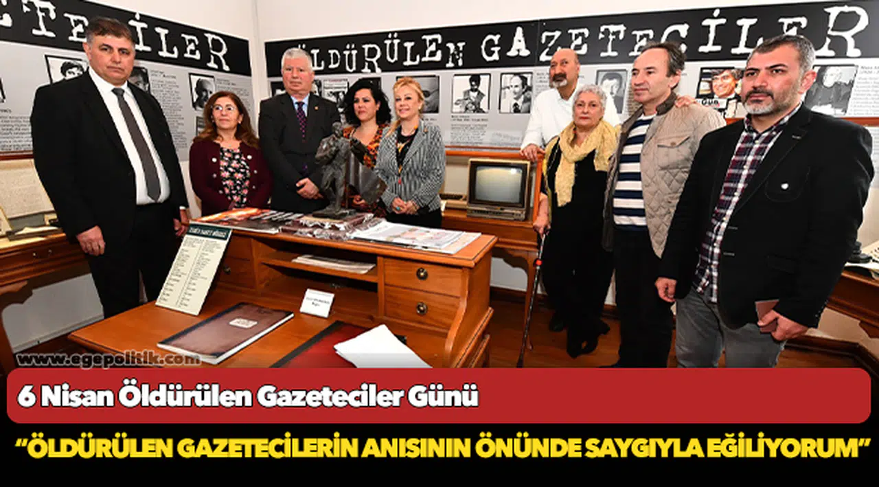 6 Nisan Öldürülen Gazeteciler Günü