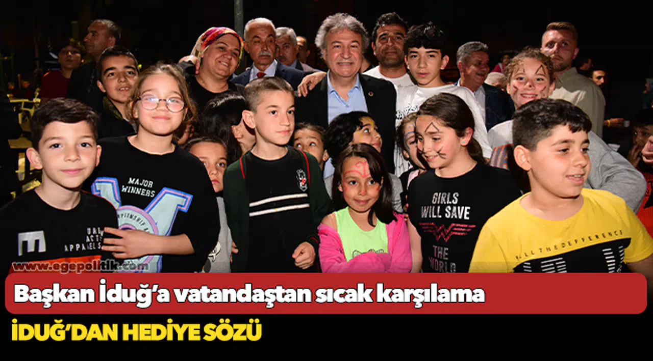 Başkan İduğ’a vatandaştan sıcak karşılama
