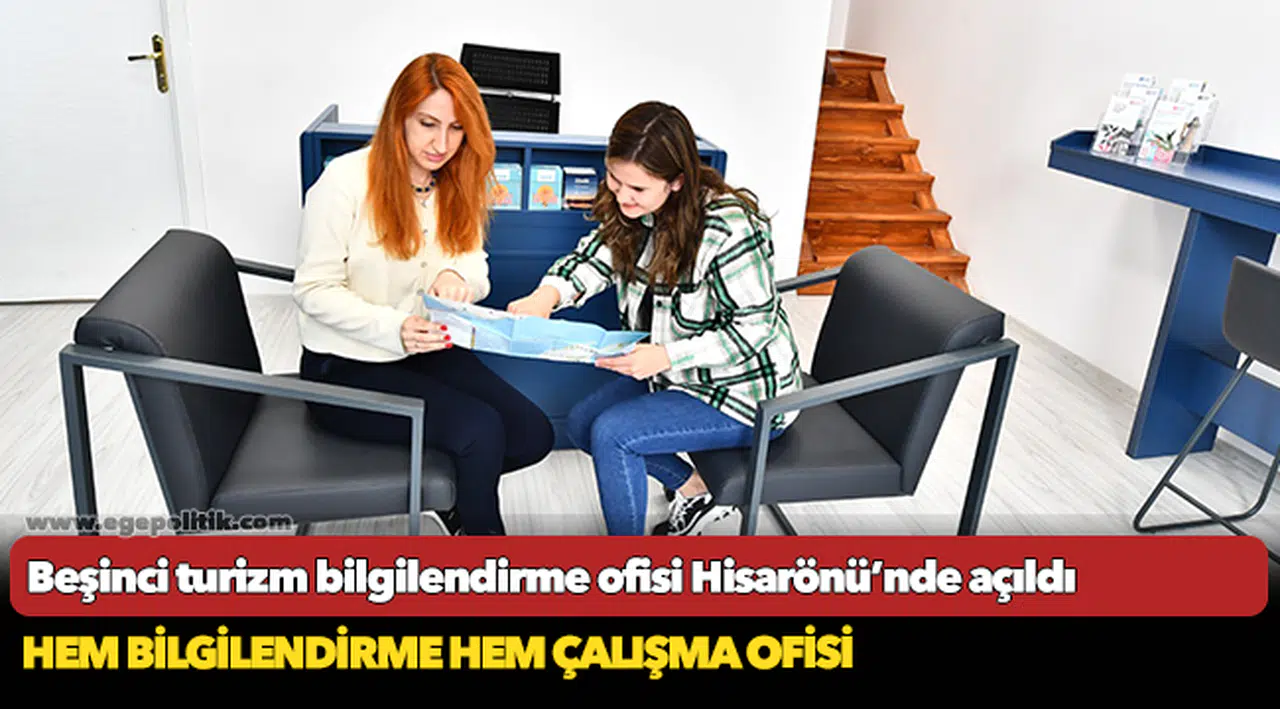 Beşinci turizm bilgilendirme ofisi Hisarönü’nde açıldı