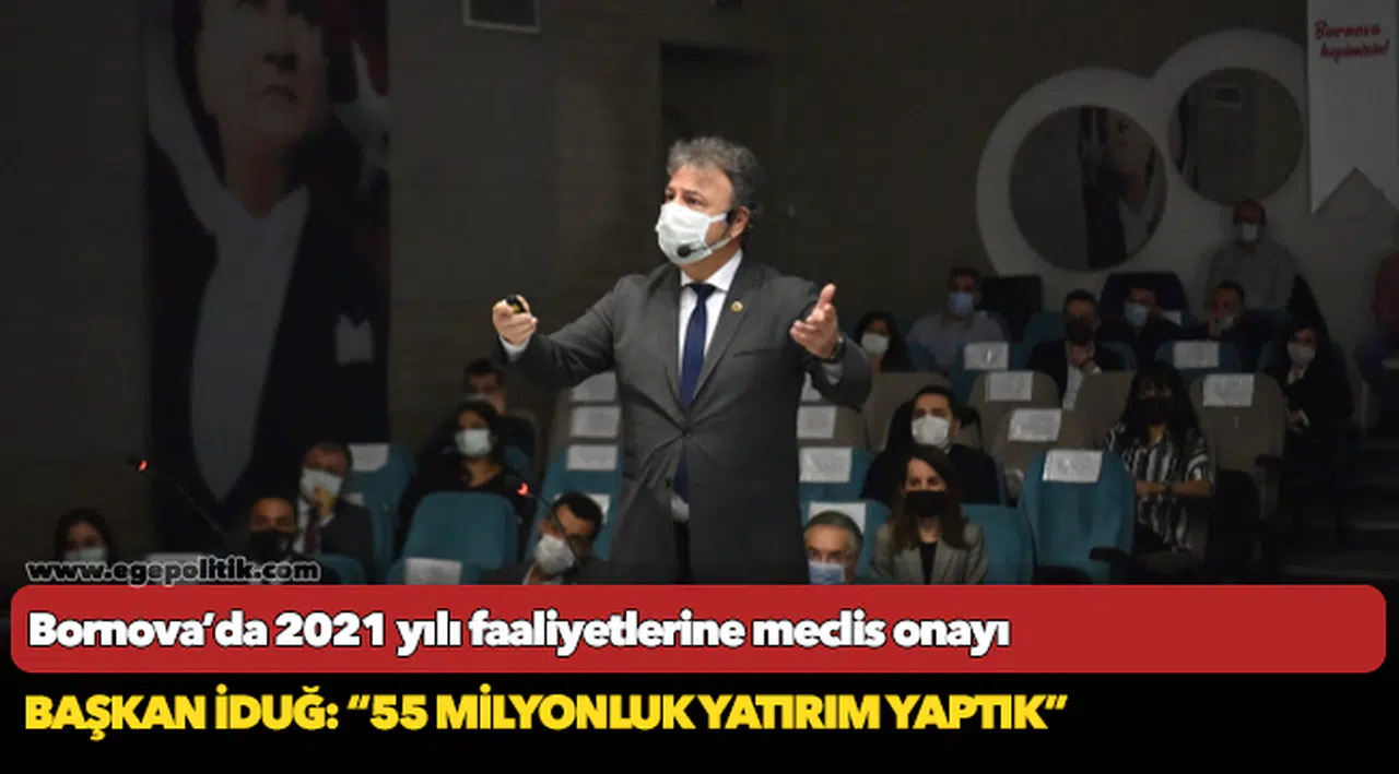 Bornova’da 2021 yılı faaliyetlerine meclis onayı