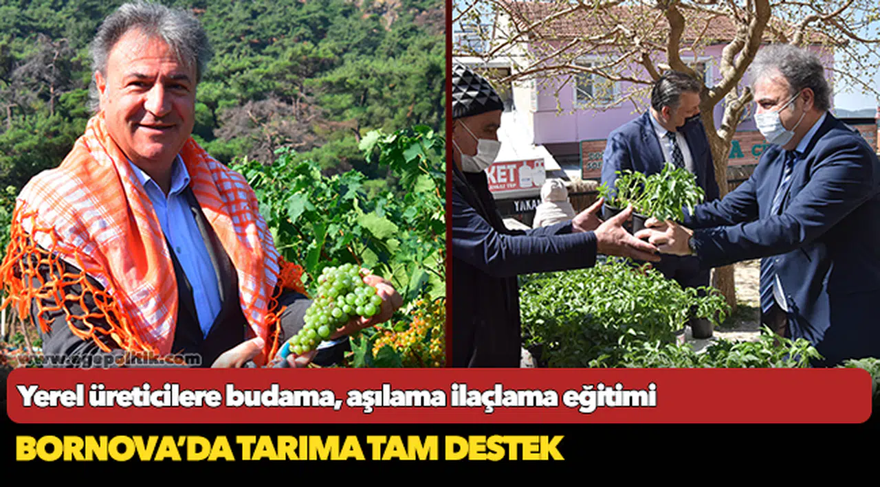 Bornova’da tarıma tam destek