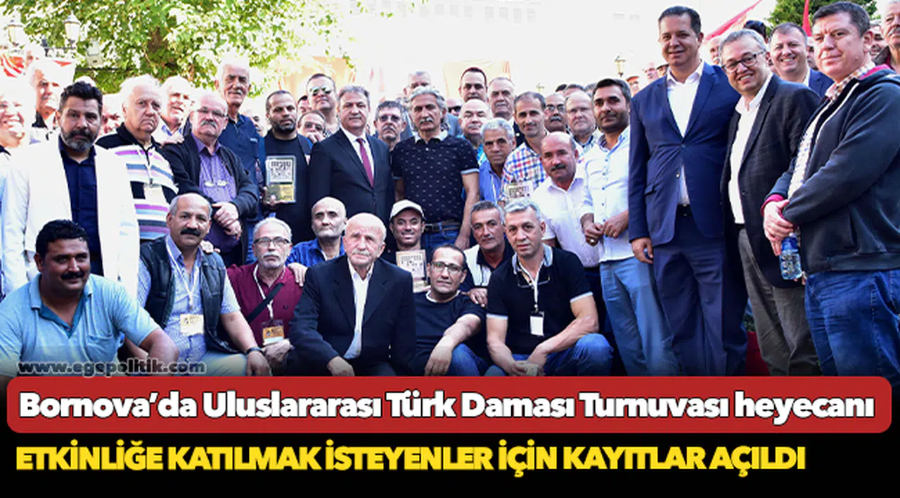 Bornova’da Uluslararası Türk Daması Turnuvası heyecanı