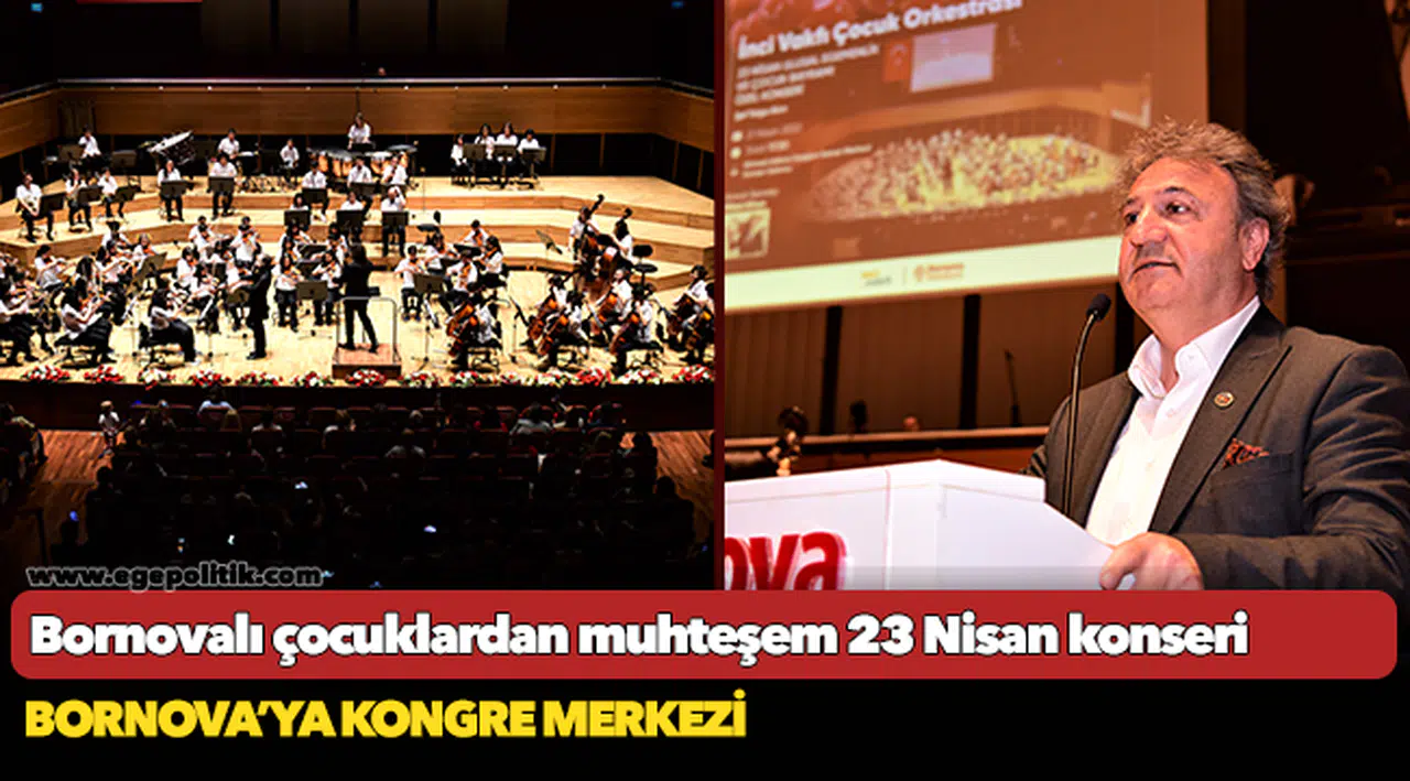 Bornovalı çocuklardan muhteşem 23 Nisan konseri