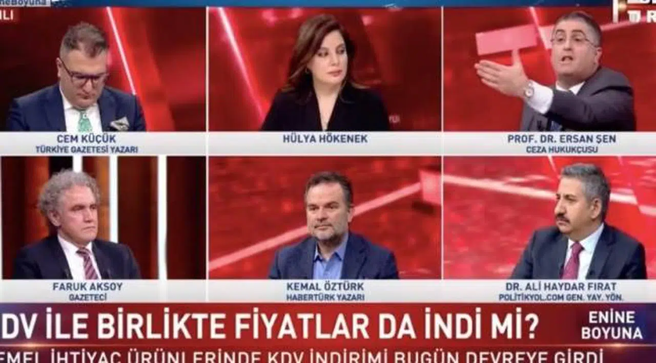 Cem Küçük'e canlı yayında tepki: 'Oh çekiyordun yaldır yaldır, hadi çeksene yine'
