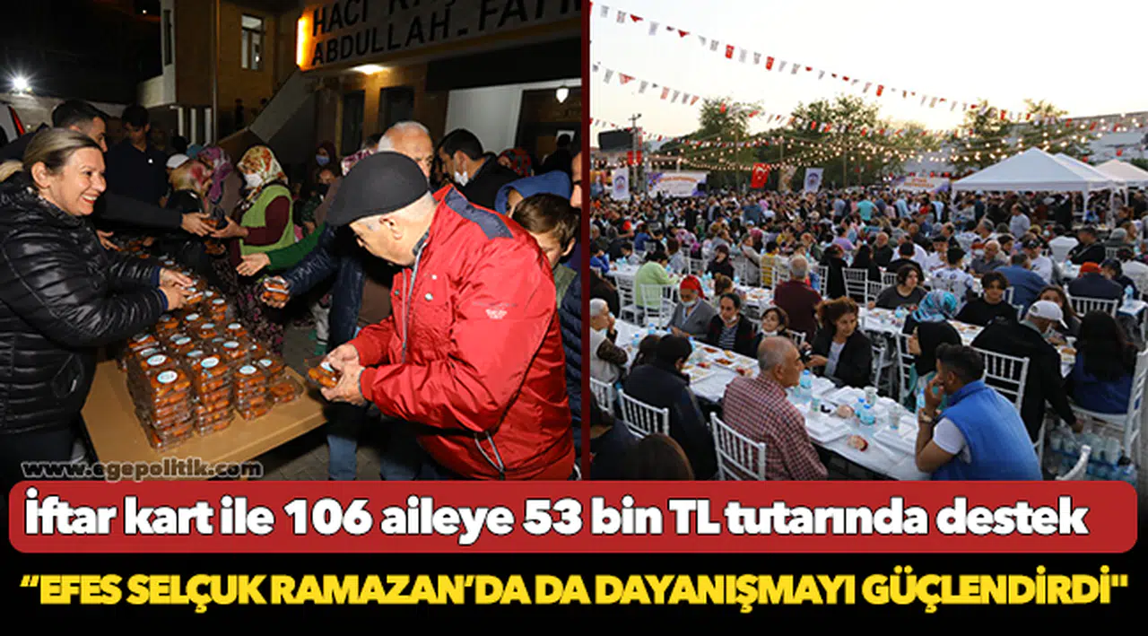 Efes Selçuk Ramazan’da Da Dayanışmayı Güçlendirdi