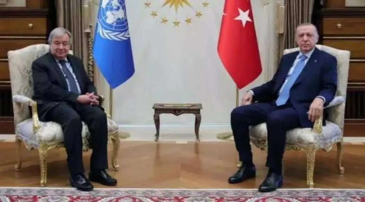 Erdoğan, BM Genel Sekreteri Guterres ile görüştü