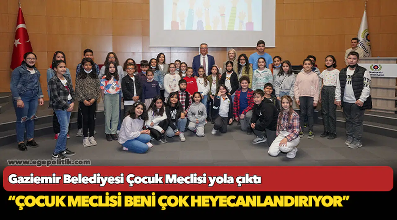 Gaziemir Belediyesi Çocuk Meclisi yola çıktı