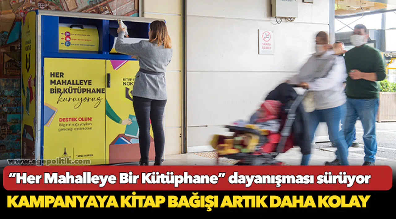 “Her Mahalleye Bir Kütüphane” dayanışması sürüyor