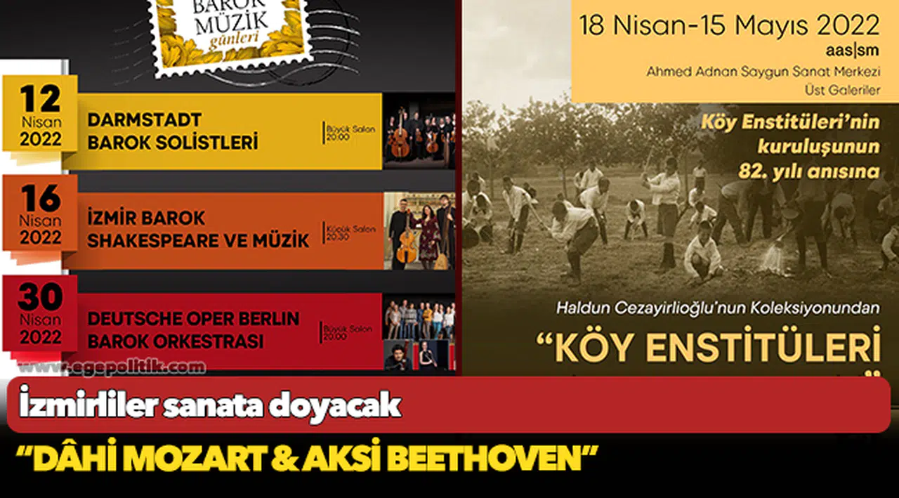 İzmirliler sanata doyacak
