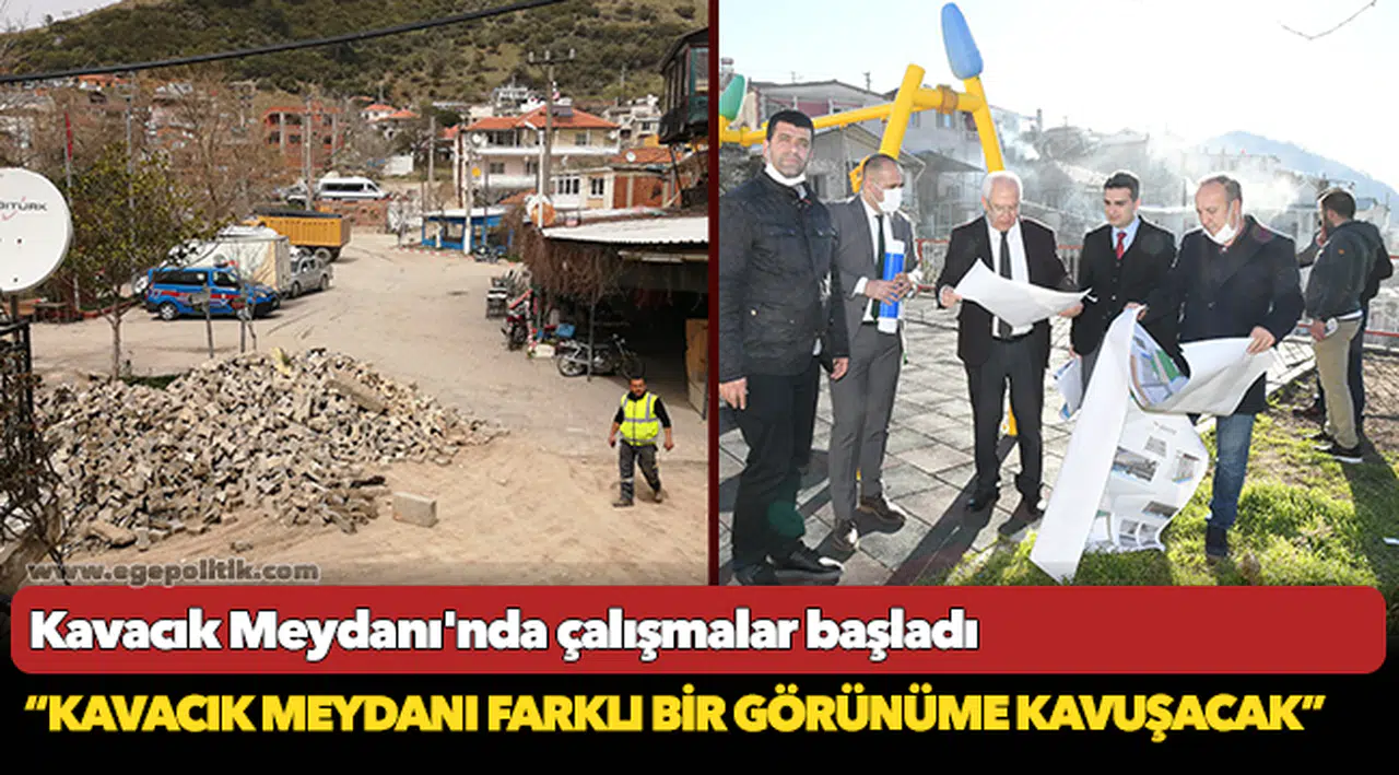 Kavacık Meydanı'nda çalışmalar başladı