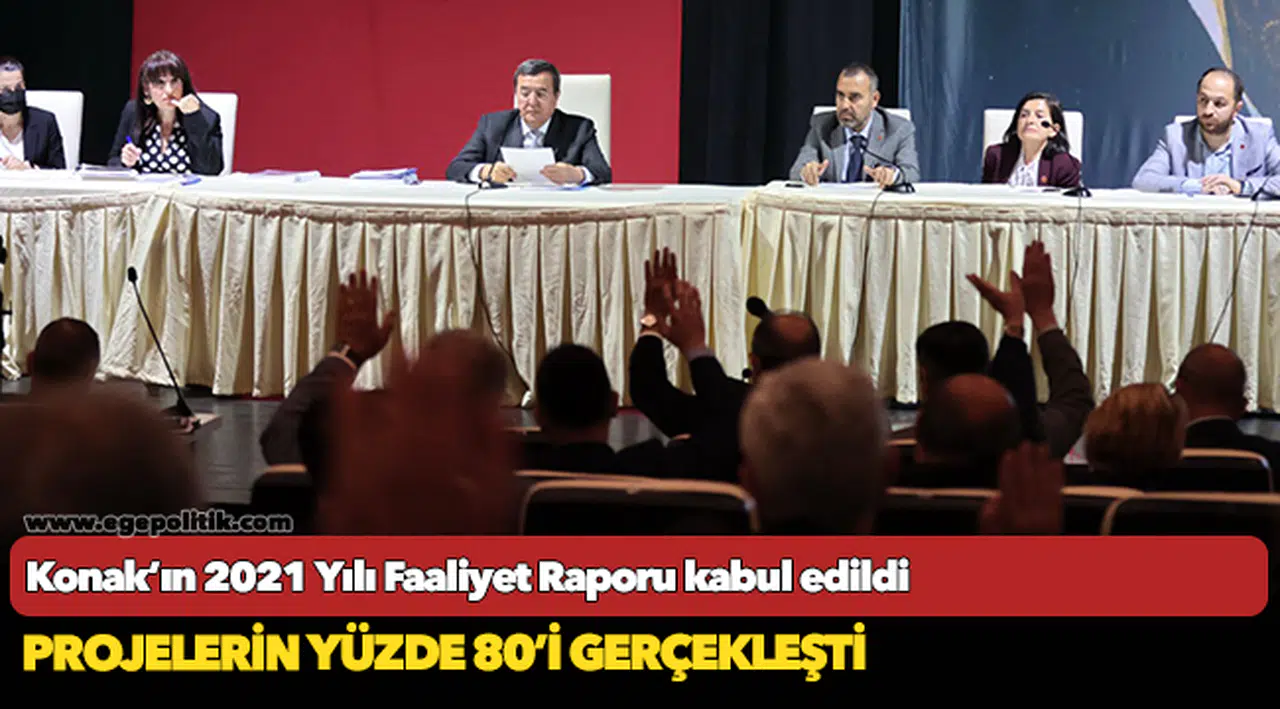 Konak’ın 2021 Yılı Faaliyet Raporu kabul edildi