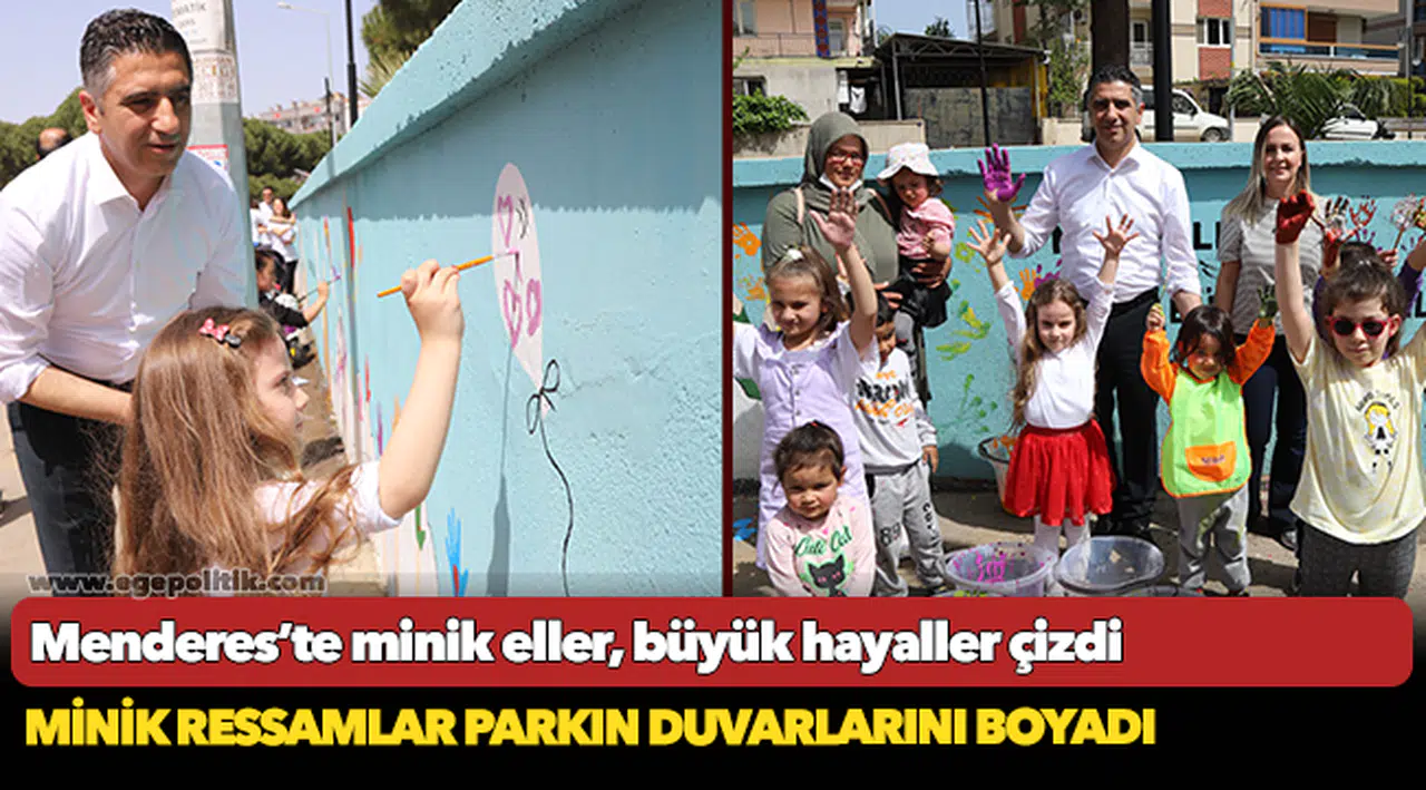 Menderes’te minik eller, büyük hayaller çizdi