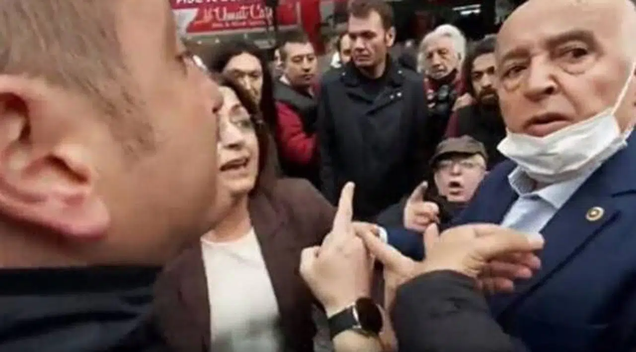 Polisten HDP'li milletvekiline tepki: Bana şerefsiz diyemezsiniz
