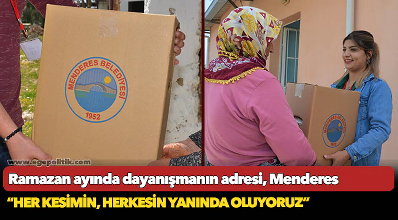 Ramazan ayında dayanışmanın adresi, Menderes