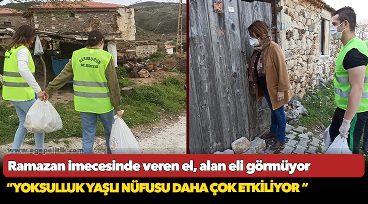 Ramazan imecesinde veren el, alan eli görmüyor…