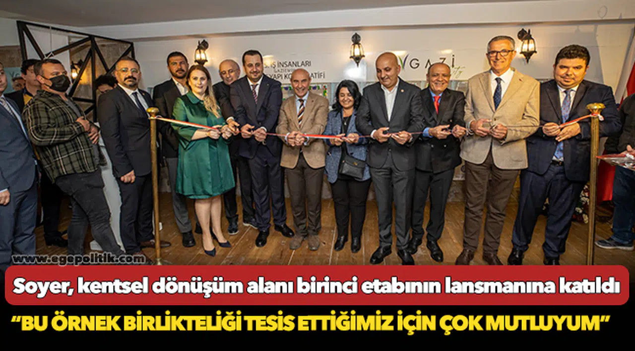 Soyer, “Bu örnek birlikteliği tesis ettiğimiz için çok mutluyum”